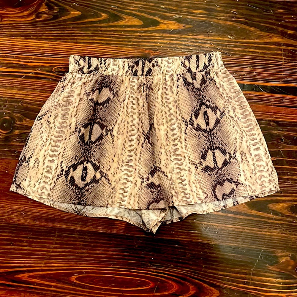 Karlie brand animal print shorts